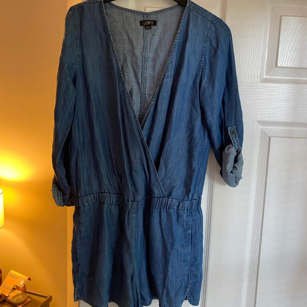 Jean style LOFT Romper. 00 - Picture 2 of 8